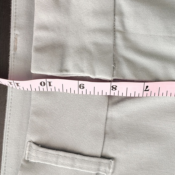 Tinsel Liem Blue Capris with Sleek cropped 30 style zip ankle stretch mid rise - Picture 8 of 10